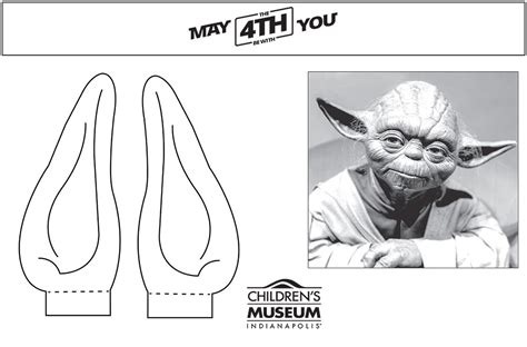 Yoda Ears Printable Template